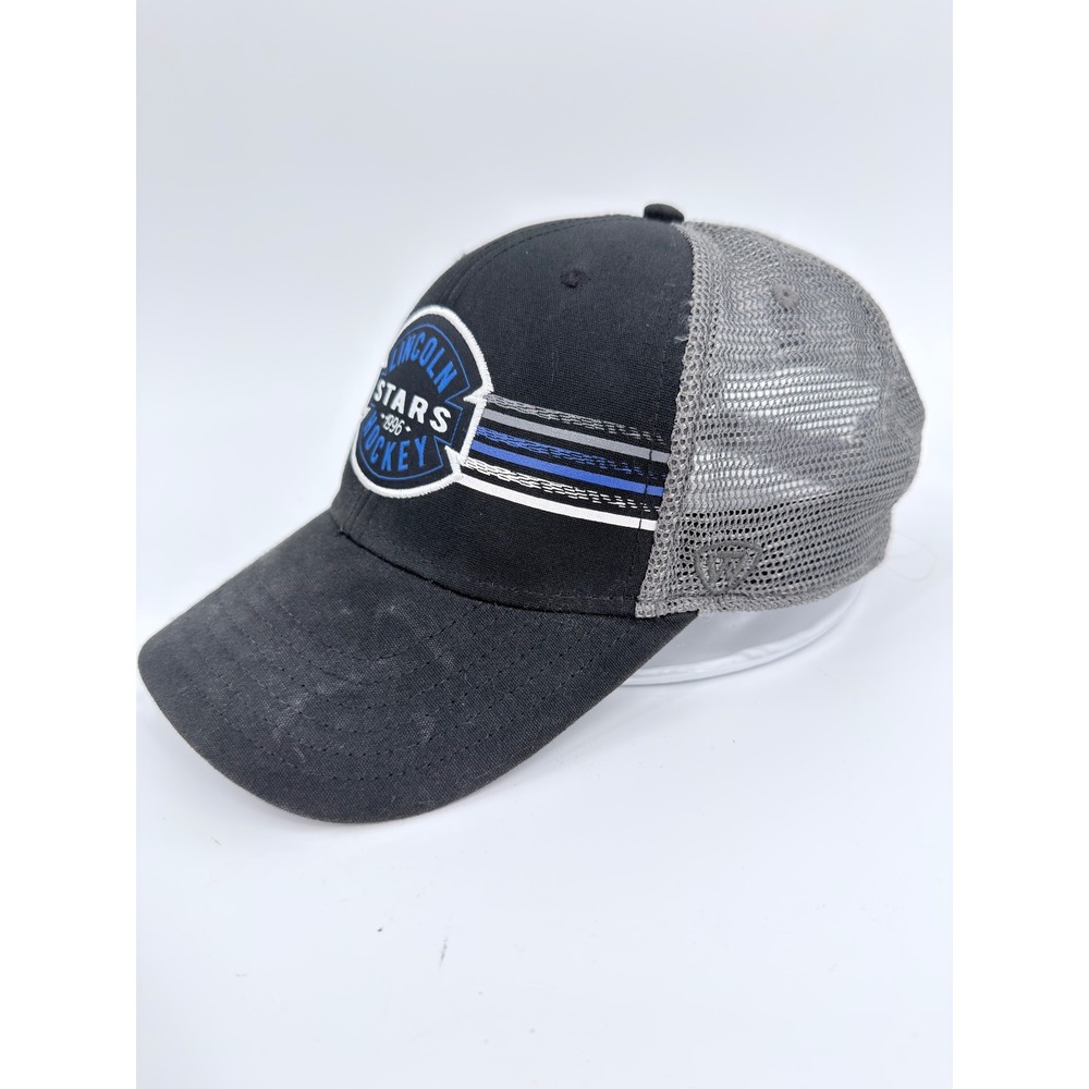 Top of the World Lincoln Stars Hockey Hat Trucker Snapback Mens OSFA Black